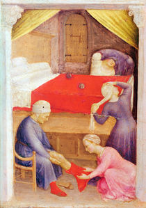 St. Nicholas and the Three Poor Maidens by Gentile da Fabriano