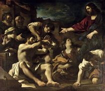 The Resurrection of Lazarus by Guercino