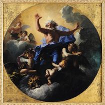 God the Father Carried by Angels by Charles de Lafosse