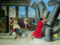 Samson and Delilah and the destruction of the Temple by German School
