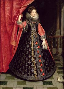 Portrait presumed to be Henrietta Maria of France by French School