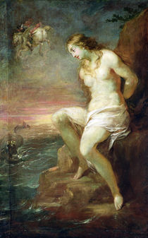 Perseus Rescuing Andromeda by Michael Leopold Willmann