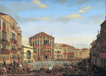 Napoleon I Presiding over a Regatta in Venice by Giuseppe Borsato