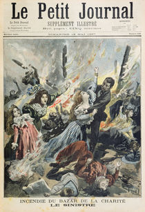 Fire at the Bazar de la Charite von F.L. & Tofani, Oswaldo Meaulle
