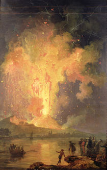 The Eruption of Mount Vesuvius in 1779 by Pierre Jacques Volaire