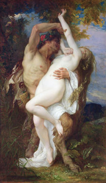 Nymph Abducted by a Faun, 1860 by Alexandre Cabanel
