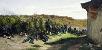 The Tirailleurs de la Seine at the Battle of Rueil-Malmaison von Etienne Prosper Berne-Bellecour