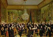 The Salon of Alfred Emilien by Francois Auguste Biard