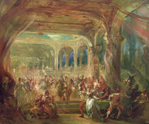 Ball at the Opera de Paris during the Second Empire by French School