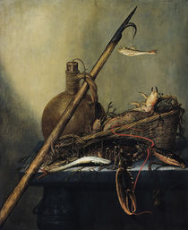 Still Life with a Pitcher and Crustaceans von Pieter Cornelisz. Verbeeck