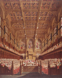 Queen Victoria in the House of Lords von Joseph Nash