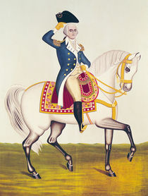 General Washington on a White Charger by American School