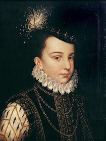 Portrait of Francois Hercule de France Duc d'Alencon by Francois Clouet