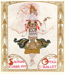 Cover of a programme for the Russian Season of Opera and Ballet von Leon Bakst