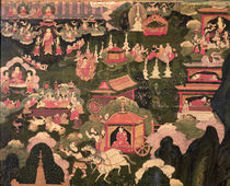 Parinirvana and the Death of Buddha by Tibetan School