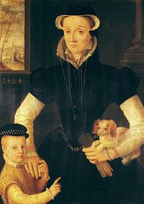 A Widow and her Son, 1564 von Anthonis van Dashorst Mor