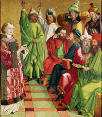 St. Stephen before the Judges von Michael Pacher