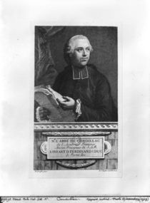 Etienne Bonnot de Condillac 2nd half 18th century von Giuseppe Baldrighi