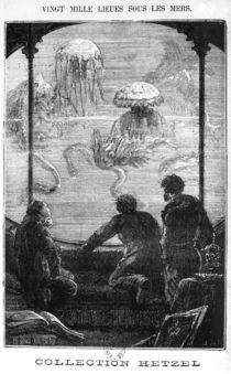 The Nautilus Passengers, illustration from '20 von Alphonse Marie de Neuville