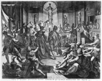 Celebration Scene, 1588 by Jean or Johann Sadeler