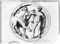 Cerberus Tamed by Hercules by French School