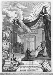 Allegory of the Report Given to Louis XVI by Jacques Necker in 1781 von French School