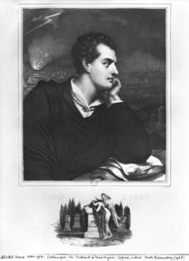 Portrait of Lord Byron by French School