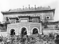 Entrance of the Forbidden City in Peking von French Photographer