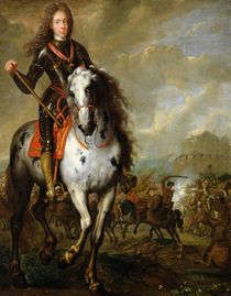 Equestrian Portrait of Prince Eugene de Savoie c.1700-10 by Flemish School