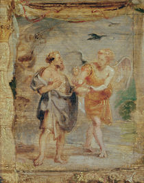 Elijah Receiving Bread and Water from an Angel von Peter Paul Rubens