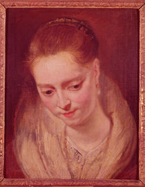 Portrait presumed to be Helene Fourment by Peter Paul Rubens