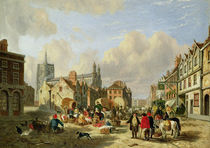 The Haymarket, Norwich, 1825 by David Hodgson