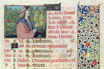 Ms 134 April: Picking Flowers by French School