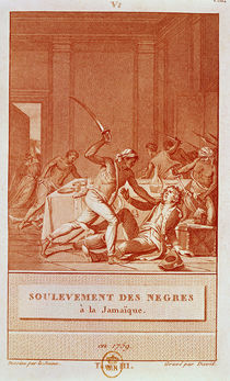 Negro Uprising in Jamaica in 1759 by Le Jeune