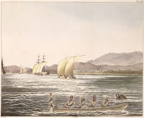 View of Manila, Philippines by Ludwig Choris