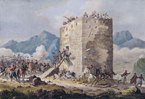 The Resistance of Forty Greek Rebels in a Tower in Thebes in 1833 by Georg Melchior Kraus