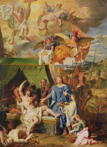 St. Louis Curing the Sufferers of Scrofula von Louis Licherie de Beuron