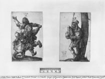 Dancing Peasants and a Bagpipe Player von Albrecht Dürer