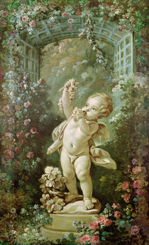 Cupid with Grapes von Francois Boucher