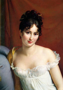 Portrait of Madame Recamier von Francois Pascal Simon, Baron Gerard