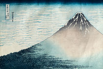 'Fuji in Clear Weather', from the series '36 Views of Mount Fuji' von Katsushika Hokusai