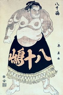 A Wrestler von Katsukawa Shun'ei