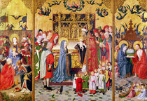 Altarpiece of the Seven Joys of the Virgin von Master of the Holy Family