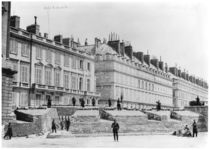 Barricade during the Commune of Paris in Rue de Rivoli by French Photographer