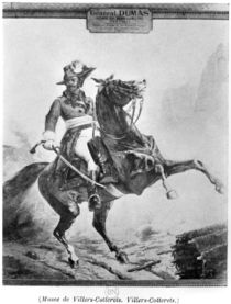 Equestrian portrait of Thomas Alexandre Dumas by French School