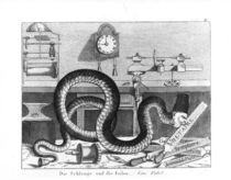 Fable of the Snake and the Files by German School