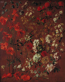 Study of Flowers, 1720 by Hyacinthe Francois Rigaud
