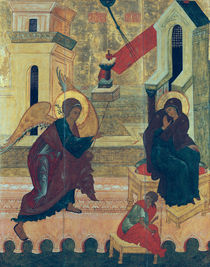 Icon depicting the Annunciation von Russian School