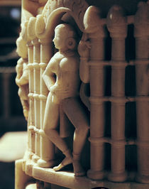 Detail of a pillar, c.1230 AD by Indian School