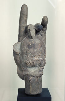 Hand from a colossal statue of Shiva von Cambodian School